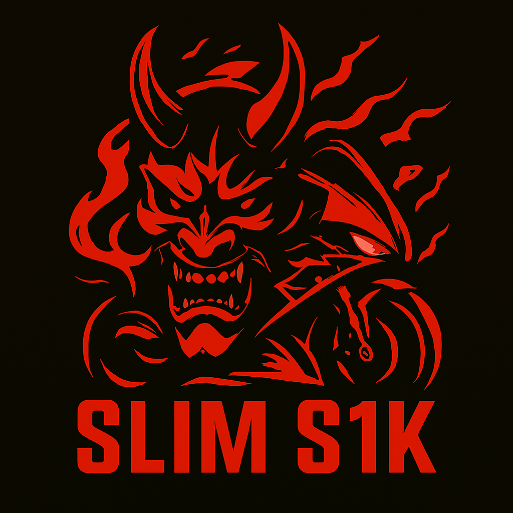 Oni emblem in flames